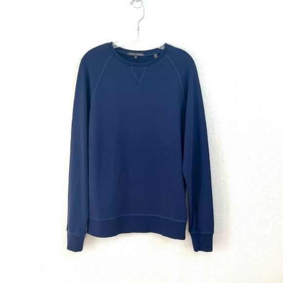 NWOT Men’s Slate & Stone Blue Crew Neck Washed Pullover Sweatshirt – Med - Picture 5 of 8